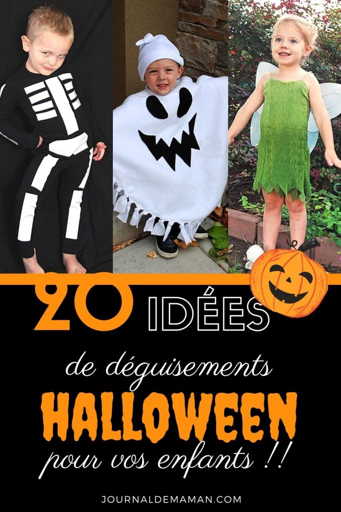 10 idées de costumes d'Halloween pour enfants