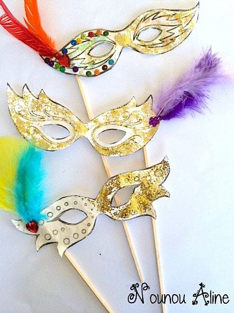 20 Masques de Carnaval pour Enfants Faciles à Fabriquer 